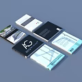 Stylish Books Magazines Collection With Diverse Cover Designs And Colorful Patterns