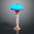 Table Lamp Industrial Table Lamp Homemade Table Lamp Industrial Wind Folding Table Lamp Lighting Lamps Lighting Fixtures 3d model