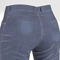 High Waisted Dark Blue Slim Fit Jeans For Women With Comfortable Fabric