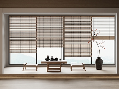 new bamboo curtain rolling curtain model