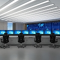 Command Room Military Command Hall Command Center Monitoring Room Control Center Command Center Operational Command Room Operational Center Monitoring Room Bank 3d model