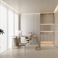 Modern Beauty Hair Salon Interior Design With Styling Stations And Mirrors