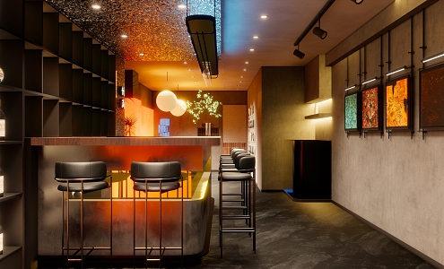 The Modern Bar 3d model