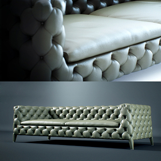 Double sofa 3d model