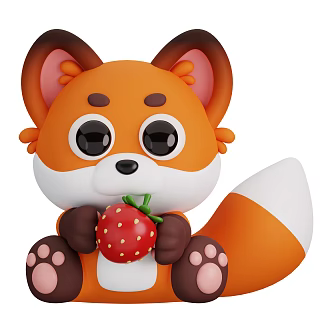 Modern Fox Cute Fox Cartoon Fox Animation Fox 3d model