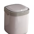 Modern Public Facilities Waste Bins With Different Colors And Lid Design In Indoor Area