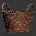 The image provided focuses on a woven basket with no animal elements, so it's not possible to generate an animal-themed title based on the picture's key information.