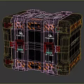 Sturdy Black Hard Cases With Orange Stripes And Metal Latches For Equipment Storage