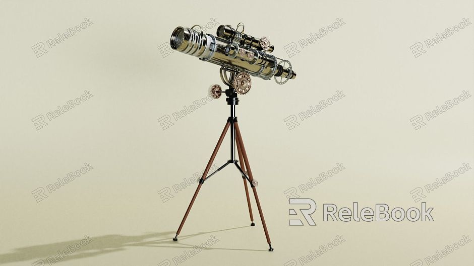 astronomical telescope steampunk wind model