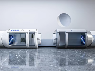 Modern Space Station Space Station 3d model