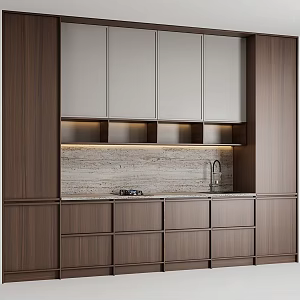 Modern Kitchen Cabinets 3d model
