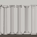 Roman Column 3d model