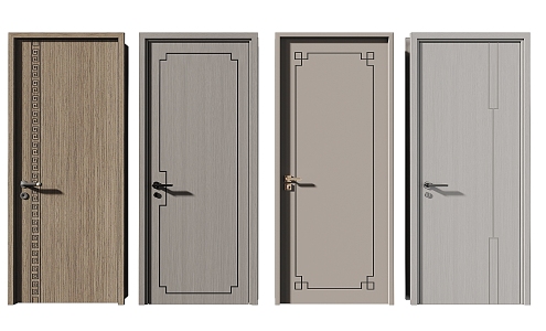 Single door 3d model