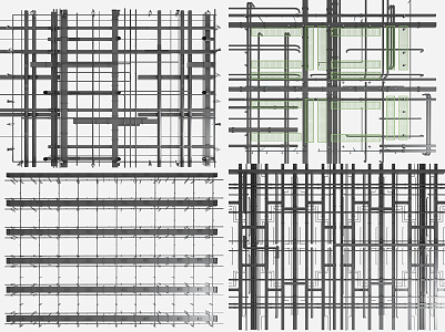 Industrial LOFT Pipe Ceiling 3d model