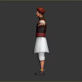 Man in traditional attire with red turban brown vest white skirt and outstretched arms