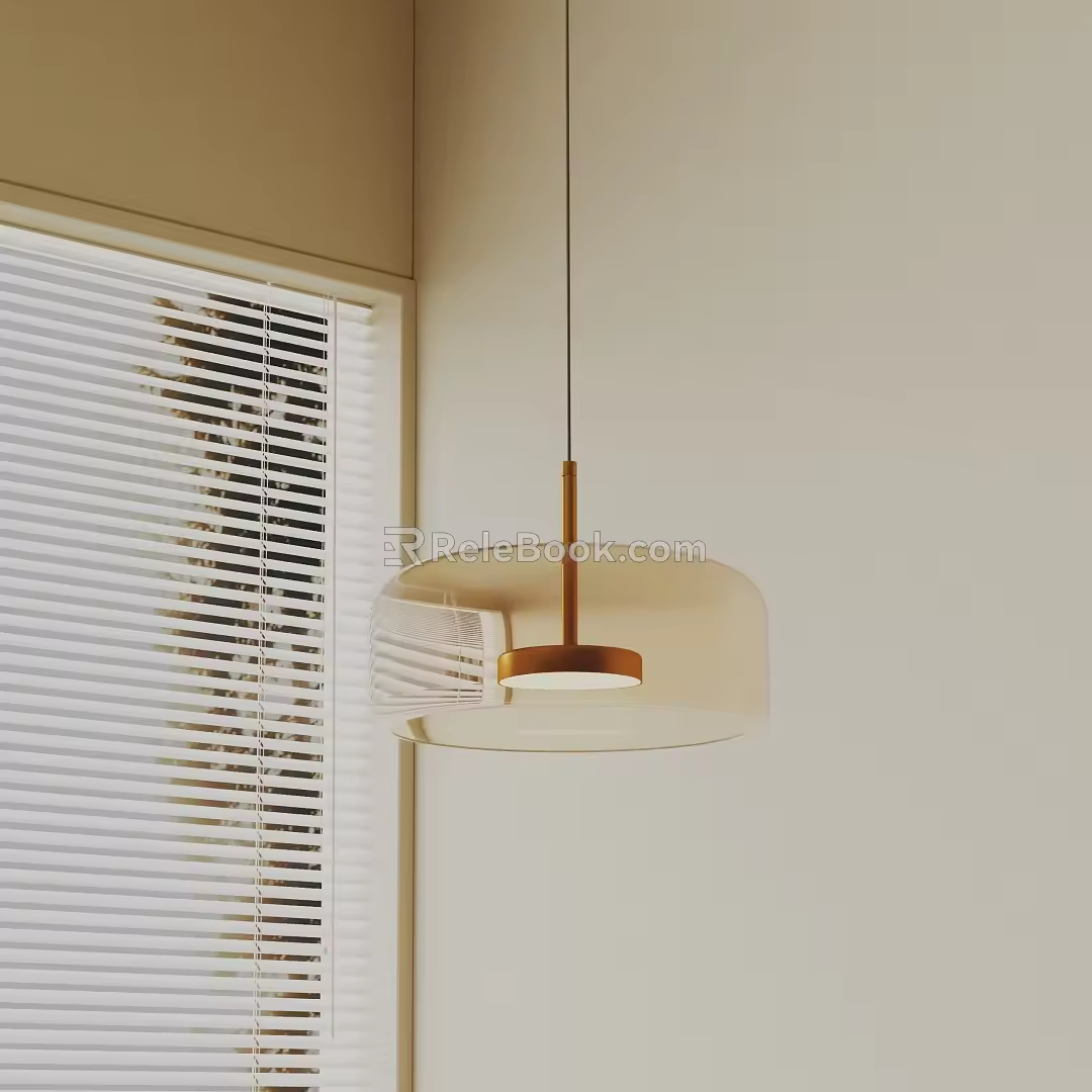 Modern chandelier 3d model