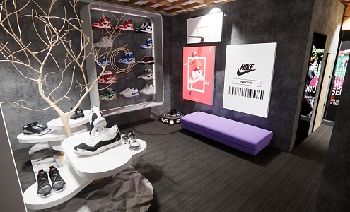 Nike Store 3d model