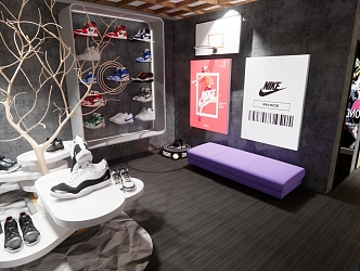 Nike Store 3d model