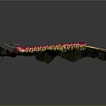 Detailed Pink Centipede With Yellow Legs On Green Rocks Surface