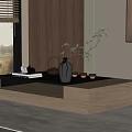 Middle Ancient Style Coffee Table 3d model