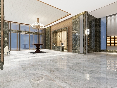 Sales Office Entrance 3d model