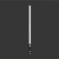 Blue Lightsaber With Glowing Blade And Metallic Hilt On Dark Background