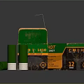 Bulk Shot BB Shot Shells in Green Box With Loose Ammunition Rounds