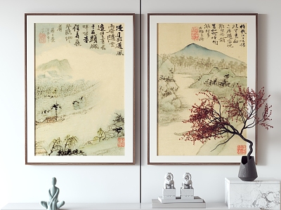 New Chinese Landscape Painting Decorative Painting Hanging Painting model