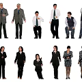 Modern Multiplayer Characters 3d model