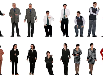 Modern Multiplayer Characters 3d model