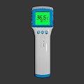 Non Contact Infrared Thermometer With Digital Display For Body Temperature Reading 3d model