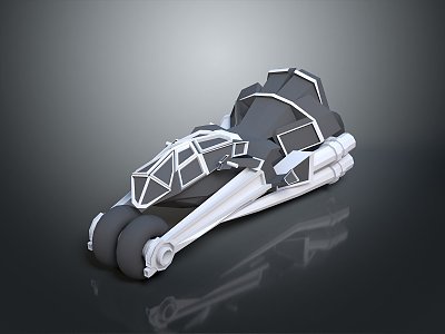 Jet Motorcycle Sci-Fi Motorcycle Concept Motorcycle Flying Car Space Flying Car Space Motorcycle 3d model