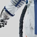 A Man Wearing Astronaut Spacesuit Front And Back View Design 3d model