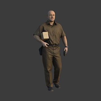 foreign men 3d model