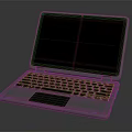 Dell Open Laptop Displaying Windows Interface With App Icons And Colorful Backlit Keyboard