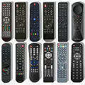 Different Types Of TV Remote Controls With Various Button Layouts And Designs