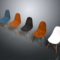 Modern Leisure Chairs With Multiple Colors And Stylish Metal Legs Design