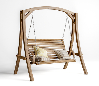 Modern Swing Chair Outdoor Garden Swing Rocking Chair 3d model