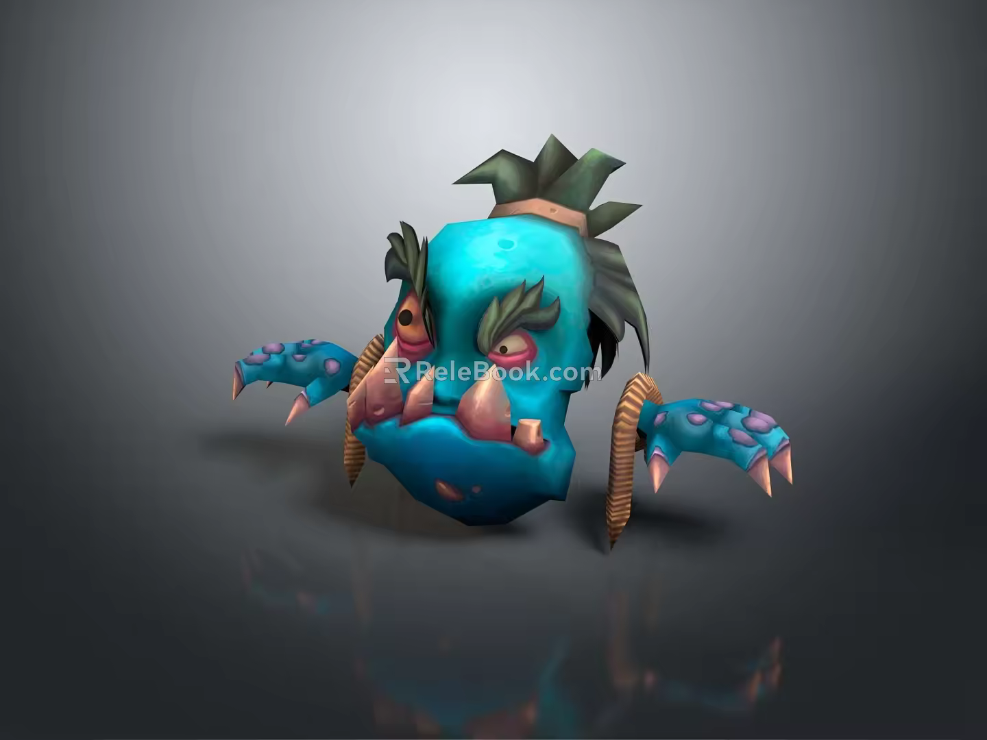 Modern Game Character Monster Troll Mountain Essence 3d model