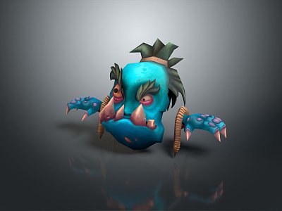 Modern Game Character Monster Troll Mountain Essence 3d model