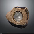 Solar Powered Rock Shaped Outdoor Decorative Garden Pathway Light Fixture