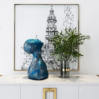 Ornaments combination 3d model Ornaments combination 3d model