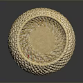 Woven Storage Basket With Handwoven Texture And Natural Material For Home Use