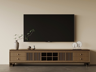 New Chinese TV Cabinet 3d model