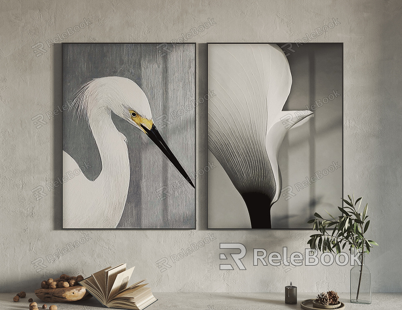 Modern Animal Painting Hanging Painting Decorative Painting model