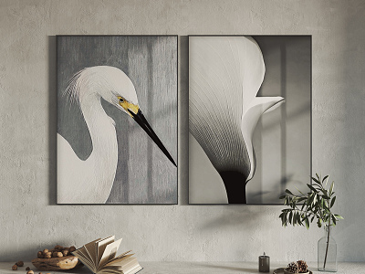 Modern Animal Painting Hanging Painting Decorative Painting model