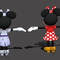 Mickey Mouse Minnie Disney Cartoon Characters Cartoon Mouse Mouse Anime Characters Anime Characters 3d model