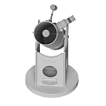 Commercial Astronomical Telescope With White Tube And Vixen Tripod Base For Professional Use