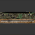 Black Cylindrical Weapon Marked ASSAI Placed in Wooden Crate with Camouflage Padding