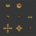 Golden Decorative Candelabra With Various Designs And Styles For Home Interior